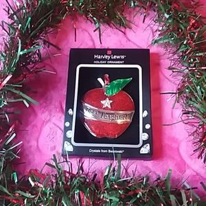 HARVEY LEWIS BEST TEACHER ORNAMENT NWT